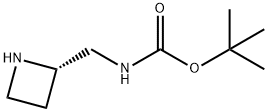 (S)-tert-Butyl (azetidin-2-ylmethyl)carbamate Structure
