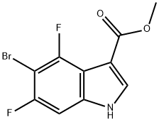 1638763-46-8 methyl 5-bromo-4,6-difluoro-1H-indole-3-carboxylate