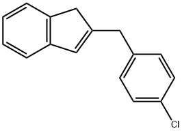 2-(4-Chlorobenzyl)-1H-indene 结构式