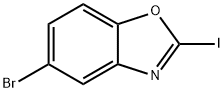 5-Bromo-2-iodobenzo[d]oxazole 化学構造式
