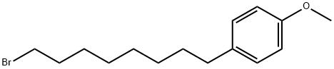 1-(8-溴庚基)-4-甲氧基苯, 164979-08-2, 结构式