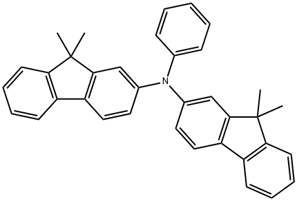 N,N-Bis(9,9-dimethyl-9H-fluoren-2-yl)aniline Structure