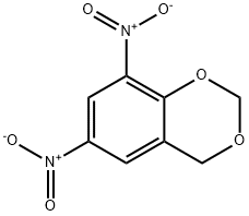 6,8-DINITRO-1,3-BENZODIOXANE 化学構造式