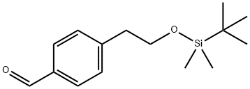 4-[2-[[(1,1-dimethylethyl)dimethylsilyl]oxy]ethyl]Benzaldehyde Structure