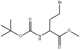 2-(Boc-amino)-4-bromobutyric acid methyl ester Structure