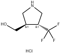 Trans-(4-(Trifluoromethyl)Pyrrolidin-3-Yl)Methanol Hydrochloride Structure
