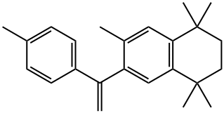 1,1,4,4,6-ペンタメチル-7-(1-(P-トリル)ビニル)-1,2,3,4-テトラヒドロナフタレン 化学構造式