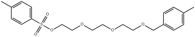 Triethylene glycol 4-methylbenzyl ether tosylate 化学構造式