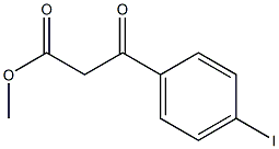 Methyl 3-(4-Iodophenyl)-3-oxopropionate 化学構造式