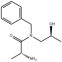 N-苄基-N-[(R)-2-羟基丙基][(S)-2-氨基丙酰胺],170033-64-4,结构式