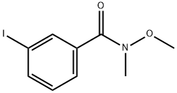 3-iodo-N-methoxy-N-methylBenzamide 化学構造式