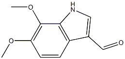 6,7-Dimethoxy-1H-indole-3-carbaldehyde Structure