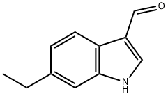 6-乙基吲哚-3-甲醛,170489-33-5,结构式