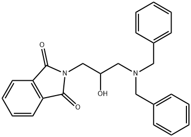 2-(3-(dibenzylamino)-2-hydroxypropyl)isoindoline-1,3-dione Structure