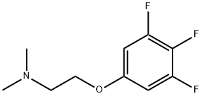 N,N-Dimethyl-2-(3,4,5-trifluorophenoxy)ethanamine Struktur