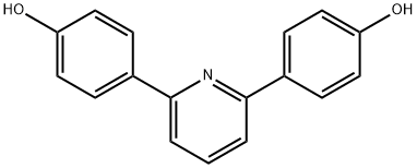 4,4'-(pyridine-2,6-diyl)diphenol Struktur