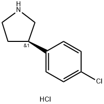 3-(4-CHLOROPHENYL)PYRROLIDINE Structure