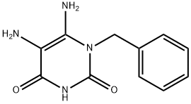 5,6-diamino-1-benzylpyrimidine-2,4(1H,3H)-dione 化学構造式