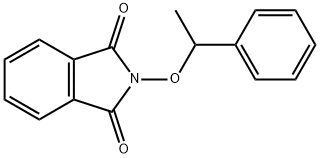 2-(1-phenylethoxy)isoindoline-1,3-dione Struktur