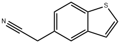2-(benzo[b]thiophen-5-yl)acetonitrile 化学構造式