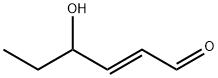 4-hydroxy Hexenal, 17427-21-3, 结构式