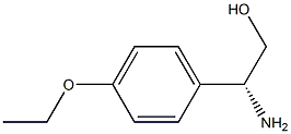 (R)-2-氨基-2-(4-乙氧基苯基)乙-1-醇, 174500-19-7, 结构式