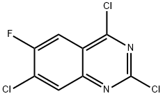 2,4,7-trichloro-6-fluoro-quinazoline,174566-16-6,结构式