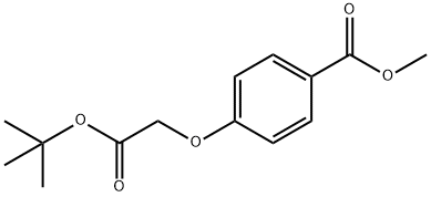 methyl 4-(2-tert-butoxy-2-oxoethoxy)benzoate Struktur