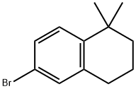6-bromo-1,1-dimethyl-1,2,3,4-tetrahydronaphthalene Struktur