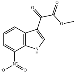 Methyl 2-(7-Nitro-3-indolyl)-2-oxoacetate Struktur