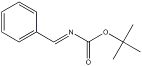 (E)-tert-Butyl benzylidenecarbamate 结构式