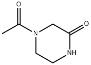 4-ACETYLPIPERAZIN-2-ONE 结构式