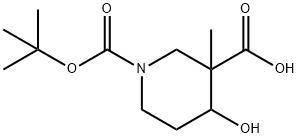 1-(Tert-Butoxycarbonyl)-4-Hydroxy-3-Methylpiperidine-3-Carboxylic Acid|1780899-28-6