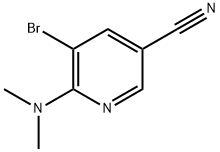 5-Bromo-6-dimethylamino-nicotinonitrile Struktur