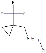 [1-(trifluoromethyl)cyclopropyl]methanamine hydrochloride Struktur