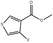 methyl 4-fluorothiophene-3-carboxylate 化学構造式