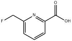 6-(fluoromethyl)picolinic acid Struktur