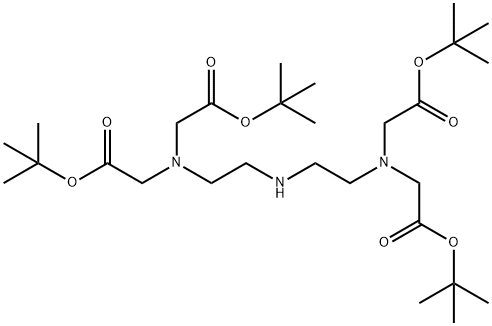 2,2',2'',2'''-((氮杂二基双(乙烷-2,1-二基))双(氮杂三基))四乙酸四叔丁基酯,178552-55-1,结构式