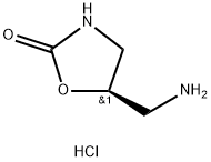 (R)-5-(Aminomethyl)oxazolidin-2-one hydrochloride Structure