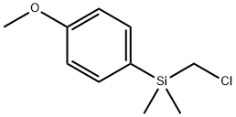 (chloromethyl)(4-methoxyphenyl)dimethylsilane Structure