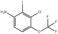 3-氯-2-碘-4-(三氟甲氧基)苯胺, 1792885-92-7, 结构式