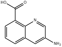 3-aminoquinoline-8-carboxylic acid Structure