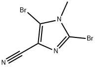 2,5-Dibromo-1-methyl-1H-imidazole-4-carbonitrile Structure