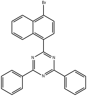 1,3,5-Triazine, 2-(4-bromo-1-naphthalenyl)-4,6-diphenyl-