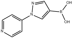 1-(4-PYRIDINYL)-1H-PYRAZOL-4-YLBORONIC ACID Structure