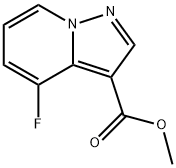 4-氟吡唑并[1,5-A]吡啶-3-羧酸甲酯,1802489-64-0,结构式