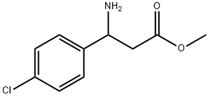 3-氨基-3-(4-氯苯基)丙酸甲酯, 180264-84-0, 结构式