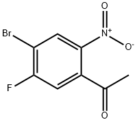 1-(4-Bromo-5-fluoro-2-nitro-phenyl)-ethanone,1805555-80-9,结构式