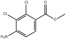 4-アミノ-2,3-ジクロロ安息香酸メチルエステル 化学構造式