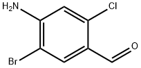 4-Amino-5-bromo-2-chloro-benzaldehyde Structure